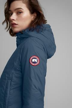 Chamarras Canada Goose Mujer Mexico - Dore Chaqueta De Plumas Azules RF3940276